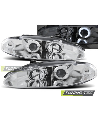 Fari Anteriori Angel Eyes per Mitsubishi Eclipse 06/1995-1996 (Cod. TT-LPMI01)