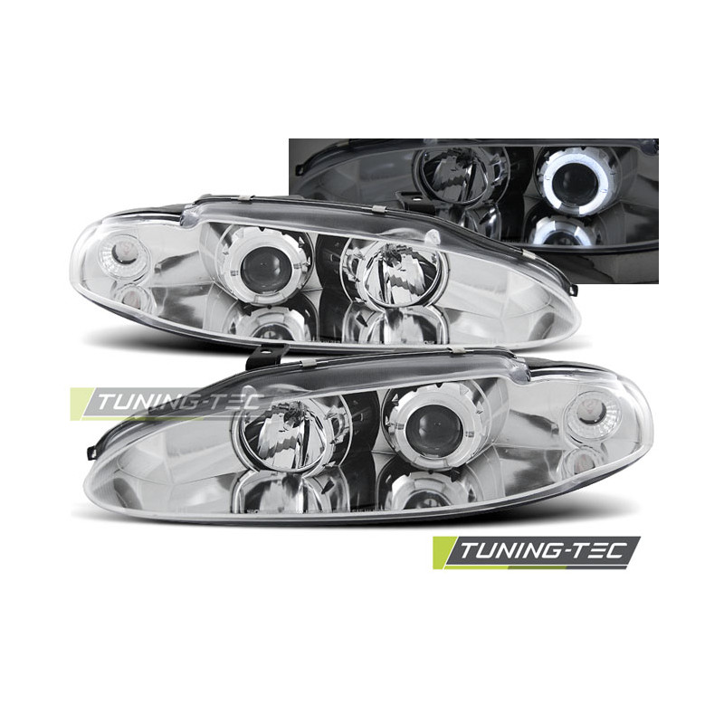 Fari Anteriori Angel Eyes per Mitsubishi Eclipse 06/1995-1996 (Cod. TT-LPMI01) Fari Anteriori Angel Eyes per Mitsubishi Eclipse 06/1995-1996 (Cod. TT-LPMI01)