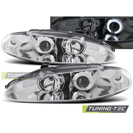 Fari Anteriori Angel Eyes per Mitsubishi Eclipse 06/1995-1996 (Cod. TT-LPMI01)