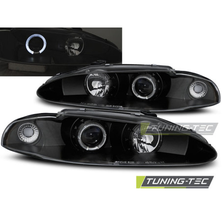 Fari Anteriori Angel Eyes per Mitsubishi Eclipse 06/1995-1996 (Cod. TT-LPMI02)