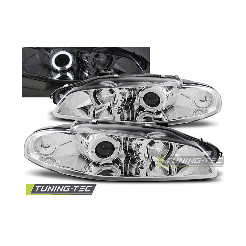 Fari Anteriori Angel Eyes per Mitsubishi Eclipse 1997-12/1998 (Cod. TT-LPMI03) Fari Anteriori Angel Eyes per Mitsubishi Eclipse 1997-12/1998 (Cod. TT-LPMI03)