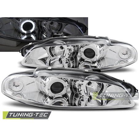 Fari Anteriori Angel Eyes per Mitsubishi Eclipse 1997-12/1998 (Cod. TT-LPMI03)