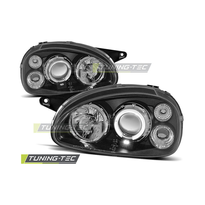 Fari Anteriori Angel Eyes per Opel Corsa B 02/1993-10/2000 (Cod. TT-LPOP14)