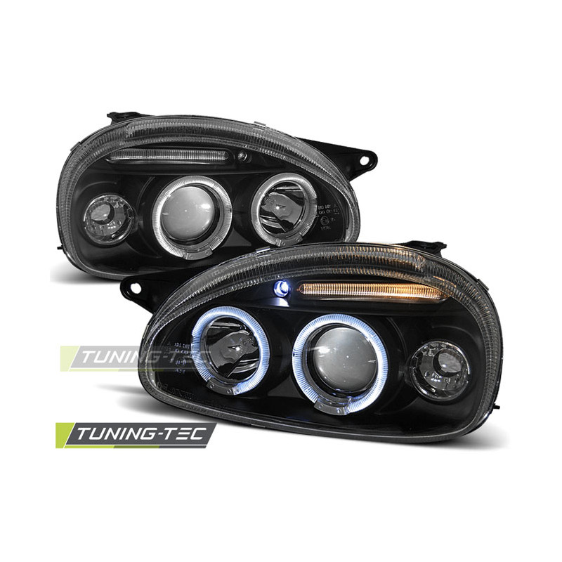 Fari Anteriori Angel Eyes per Opel Corsa B 02/1993-10/2000 (Cod. TT-LPOP27)