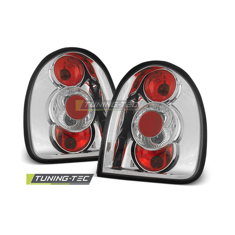 Fanali Posteriori Cromato per Opel Corsa B 3D 02/1993-10/2000 (Cod. TT-LTOP20)