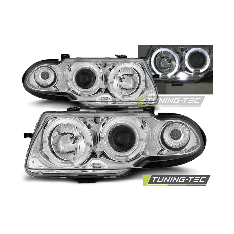 Fari Anteriori Angel Eyes per Opel Astra F 09/1991-08/1994 (Cod. TT-LPOP01)