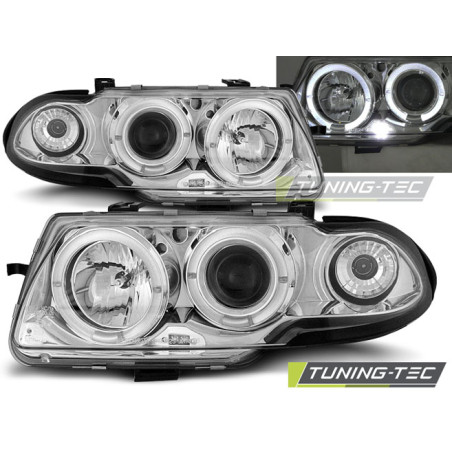 Fari Anteriori Angel Eyes per Opel Astra F 09/1991-08/1994 (Cod. TT-LPOP01)