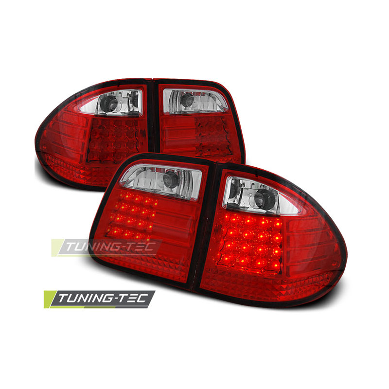 Fanali Posteriori LED Rosso/bianco per Mercedes-Benz W210 Classe E 1995-03/2002 (Cod. TT-LDME10)
