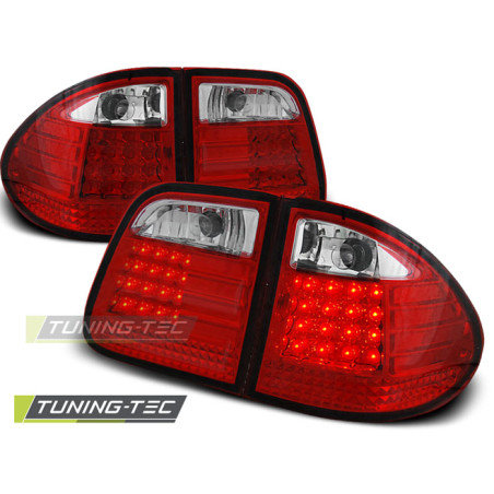Fanali Posteriori LED Rosso/bianco per Mercedes-Benz W210 Classe E 1995-03/2002 (Cod. TT-LDME10)