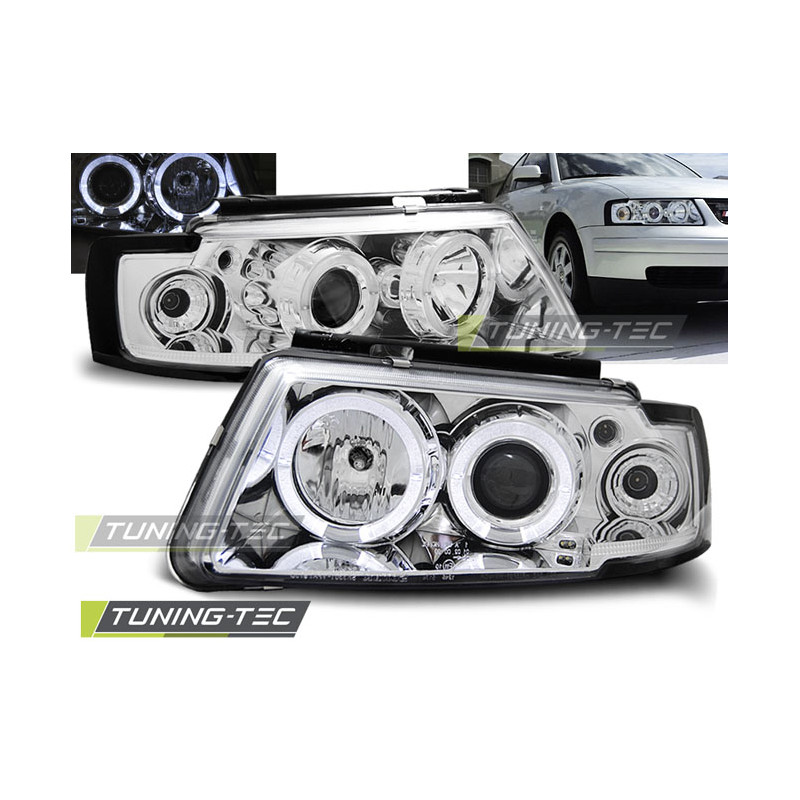 Fari Anteriori Angel Eyes per Volkswagen Passat B5 3B 11/1996-08/2000 (Cod. TT-LPVW12)