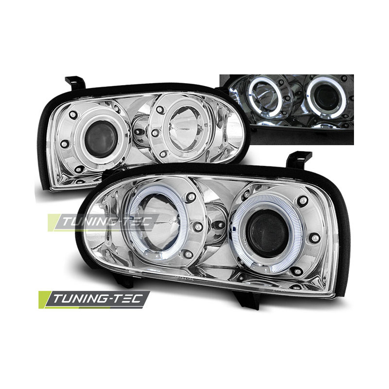 Fari Anteriori Angel Eyes per Volkswagen Golf 3 09/1991-08/1997 (Cod. TT-LPVW03)