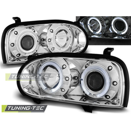 Fari Anteriori Angel Eyes per Volkswagen Golf 3 09/1991-08/1997 (Cod. TT-LPVW03)
