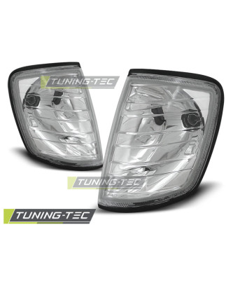 Indicatori Anteriori Cromato per Mercedes-Benz W124 Classe E 01/1985-06/1995 (Cod. TT-KPME01)