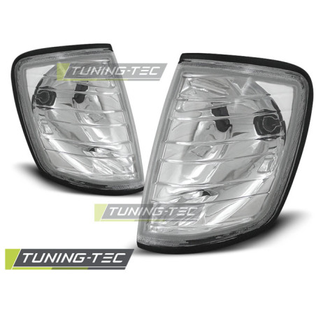 Indicatori Anteriori Cromato per Mercedes-Benz W124 Classe E 01/1985-06/1995 (Cod. TT-KPME01)