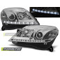 Fari Anteriori con Luci Diurne Luci Diurne Cromato per Opel Astra H 3.5D 03/2004-2009 (Cod. TT-LPOP6
