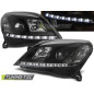 Fari Anteriori con Luci Diurne Luci Diurne Nero per Opel Astra H 03/2004-2009 (Cod. TT-LPOP64)