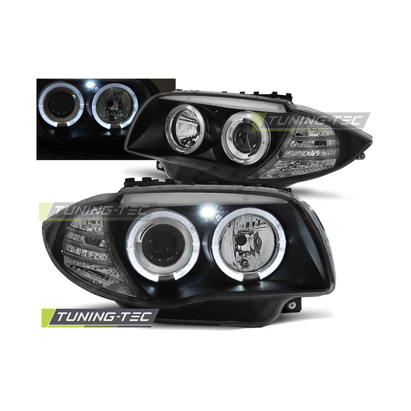 Fari Anteriori Angel Eyes per BMW 1 E87/E81/82/88 2004-2011 (Cod. TT-LPBM80)