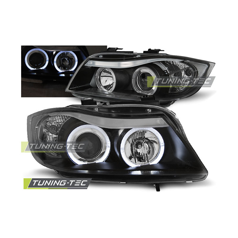 Fari Anteriori Angel Eyes per BMW E90/E91 2005-2008 (Cod. TT-LPBM76)