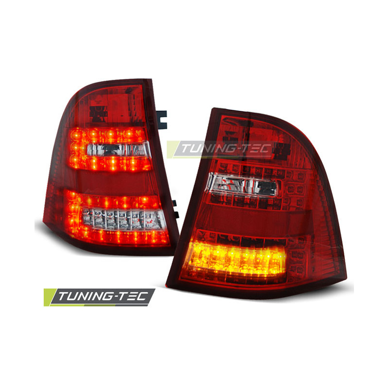 Fanali Posteriori LED Rosso/bianco per Mercedes-Benz W163 Ml Classe M 03/1998-2005 (Cod. TT-LDME21)