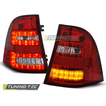 Fanali Posteriori LED Rosso/bianco per Mercedes-Benz W163 Ml Classe M 03/1998-2005 (Cod. TT-LDME21)