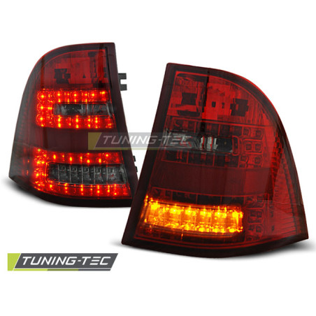 Fanali Posteriori LED Rosso Fumé per Mercedes-Benz W163 Ml Classe M 03/1998-2005 (Cod. TT-LDME22)