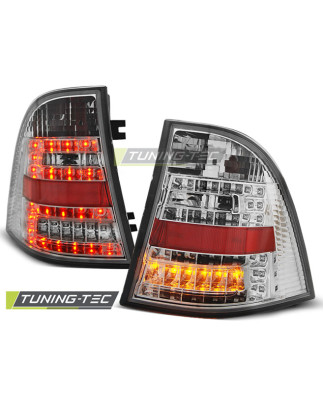 Fanali Posteriori LED Cromato per Mercedes-Benz W163 Ml Classe M 03/1998-2005 (Cod. TT-LDME23)