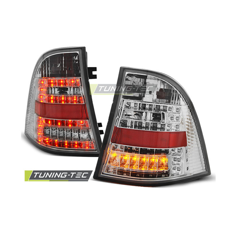Fanali Posteriori LED Cromato per Mercedes-Benz W163 Ml Classe M 03/1998-2005 (Cod. TT-LDME23)