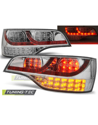 Fanali Posteriori LED Cromato per Audi Q7 2006-2009 (Cod. TT-LDAU56)