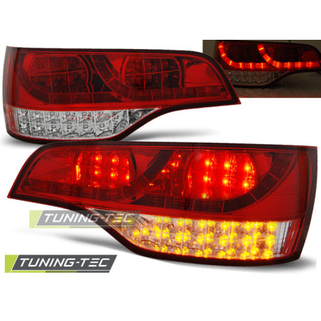 Fanali Posteriori LED Rosso/bianco per Audi Q7 2006-2009 (Cod. TT-LDAU57)