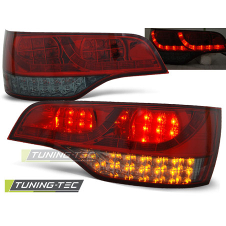 Fanali Posteriori LED Rosso Fumé per Audi Q7 2006-2009 (Cod. TT-LDAU58)