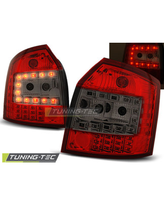 Fanali Posteriori LED Rosso Fumé per Audi A4 Avant 2000-2004 (Cod. TT-LDAU35)