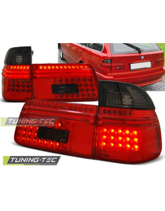 Fanali Posteriori LED Rosso Fumé per BMW E39 1997-08/2000 (Cod. TT-LDBM56)