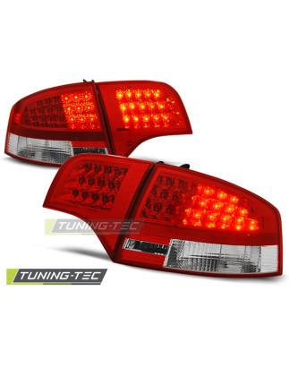 Fanali Posteriori LED Rosso/bianco per Audi A4 B7 11/2004-11/2007 (Cod. TT-LDAU53)