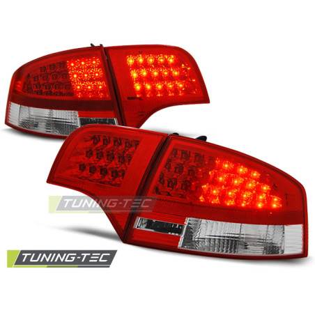 Fanali Posteriori LED Rosso/bianco per Audi A4 B7 11/2004-11/2007 (Cod. TT-LDAU53)