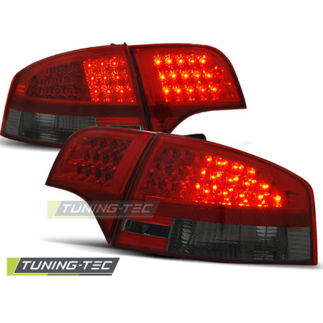 Fanali Posteriori LED Rosso Fumé per Audi A4 B7 11/2004-11/2007 (Cod. TT-LDAU54)
