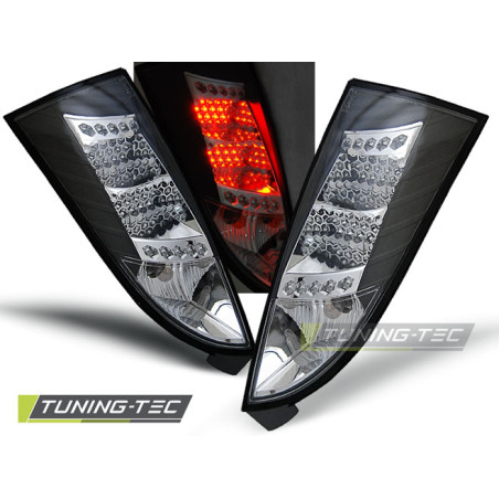 Fanali Posteriori LED LED Nero per Ford Focus Mk1 10/1998-10/2004 (Cod. TT-LDFO05)