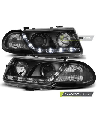 Fari Anteriori con Luci Diurne Luci Diurne Nero per Opel Astra F 09/1994-08/1997 (Cod. TT-LPOP62)
