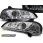 Fari Anteriori con Luci Diurne Luci Diurne Cromato per Opel Tigra 09/1994-12/2000 (Cod. TT-LPOP57)