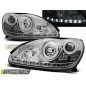 Fari Anteriori Luci Diurne Cromato per Mercedes-Benz W220 S-klasa 09/1998-05/2005 (Cod. TT-LPME51)