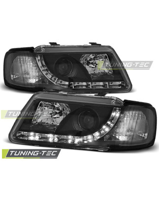 Fari Anteriori Luci Diurne Nero per Audi A3 8L 08/1996-08/2000 (Cod. TT-LPAU28)