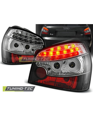 Fanali Posteriori LED Nero per Audi A3 08/1996-08/2000 (Cod. TT-LDAU08)