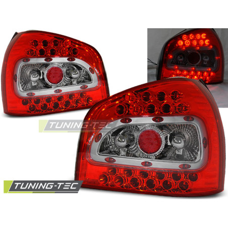 Fanali Posteriori LED Rosso/bianco per Audi A3 08/1996-08/2000 (Cod. TT-LDAU18)