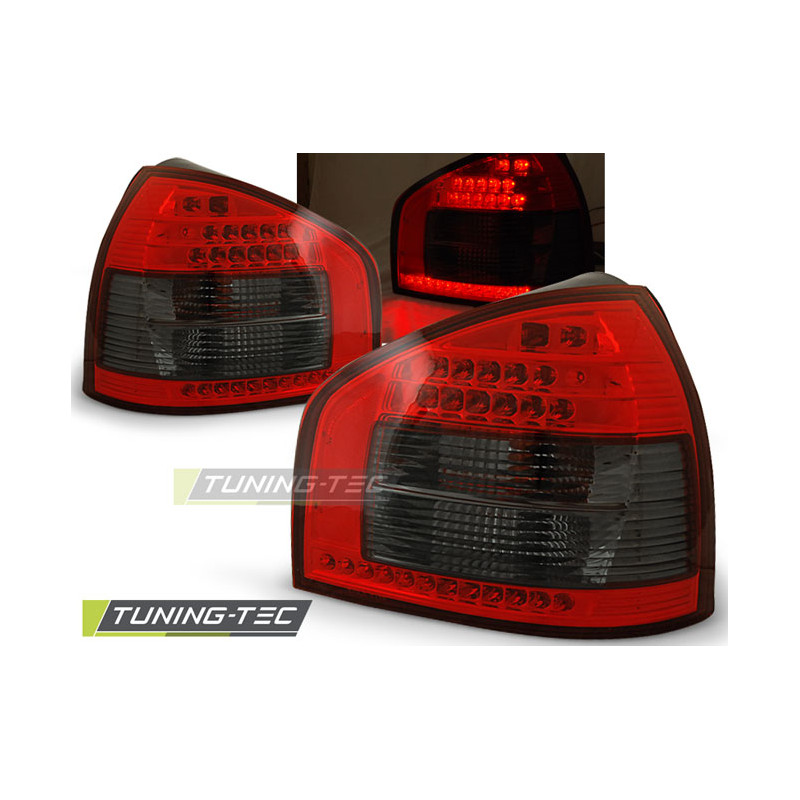 Fanali Posteriori LED Rosso Fumé per Audi A3 08/1996-08/2000 (Cod. TT-LDAU42)