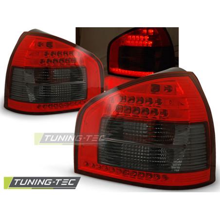 Fanali Posteriori LED Rosso Fumé per Audi A3 08/1996-08/2000 (Cod. TT-LDAU42)
