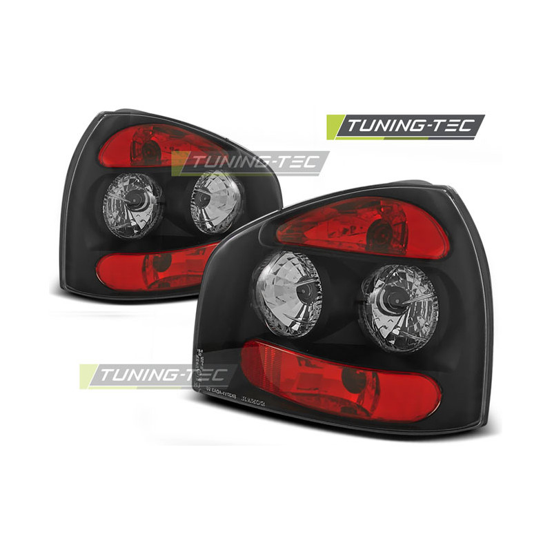 Fanali Posteriori Nero per Audi A3 8L 08/1996-08/2000 (Cod. TT-LTAU06)