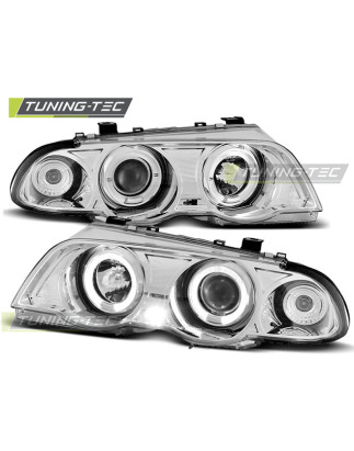Fari Anteriori Angel Eyes per BMW E46 S/t 05/1998-08/2001 (Cod. TT-LPBM38)