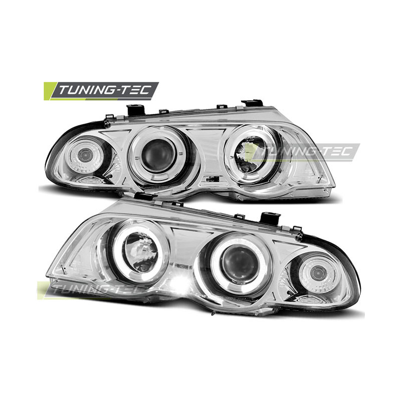 Fari Anteriori Angel Eyes per BMW E46 S/t 05/1998-08/2001 (Cod. TT-LPBM38)
