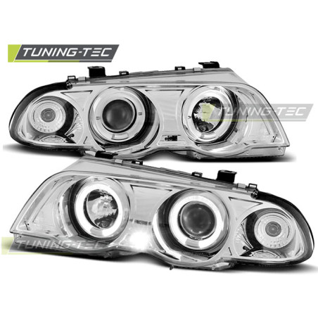 Fari Anteriori Angel Eyes per BMW E46 S/t 05/1998-08/2001 (Cod. TT-LPBM38)