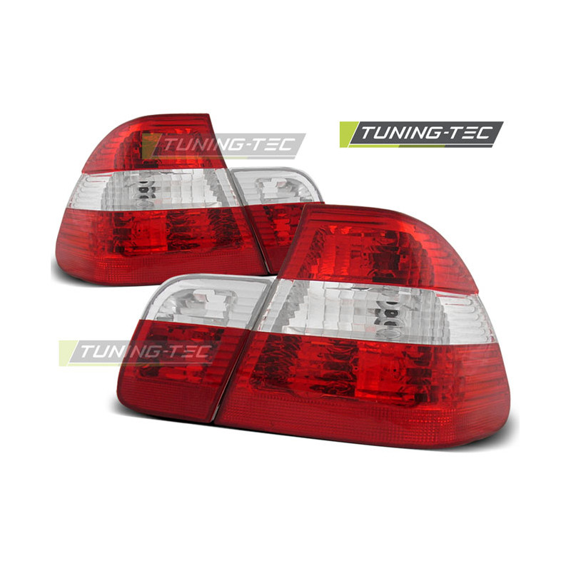 Fanali Posteriori Rosso/bianco per BMW E46 05/1998-08/2001 (Cod. TT-LTBM16)