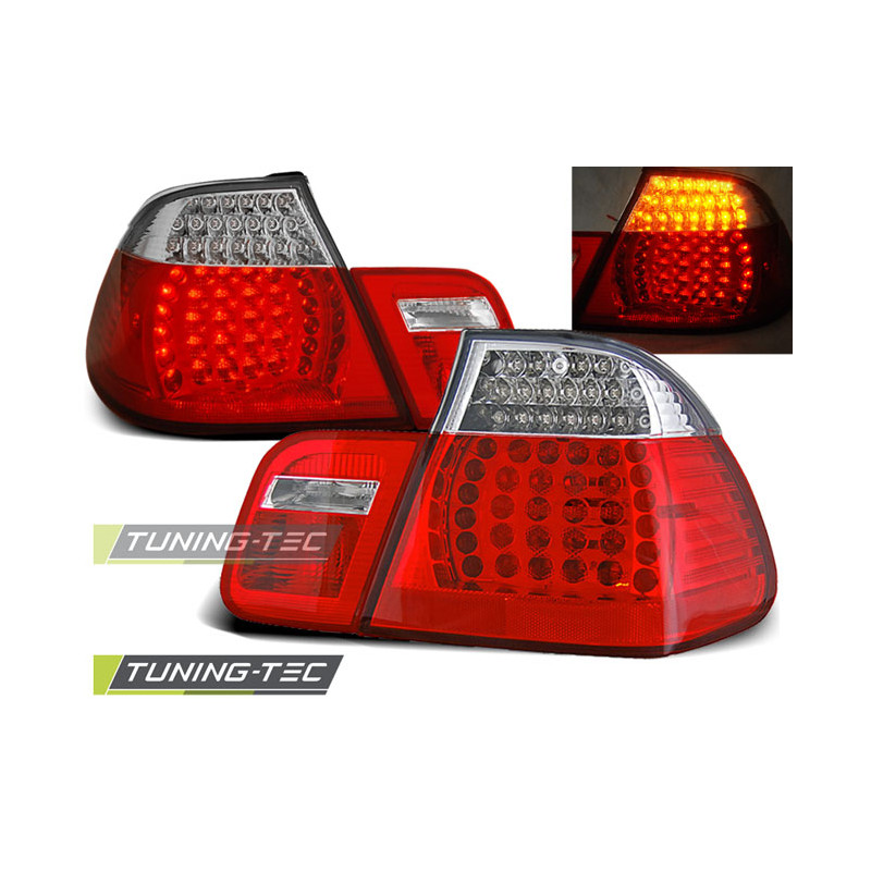 Fanali Posteriori LED Rosso/bianco per BMW E46 05/1998-08/2001 (Cod. TT-LDBM07)